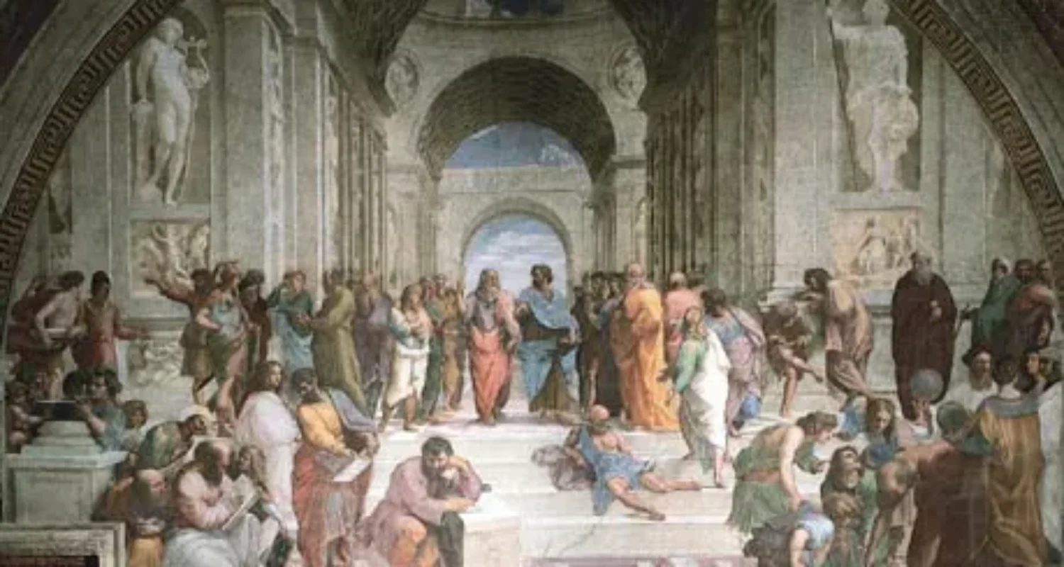 Plato-Aristotle-philosophers-detail-Raphael-School-of