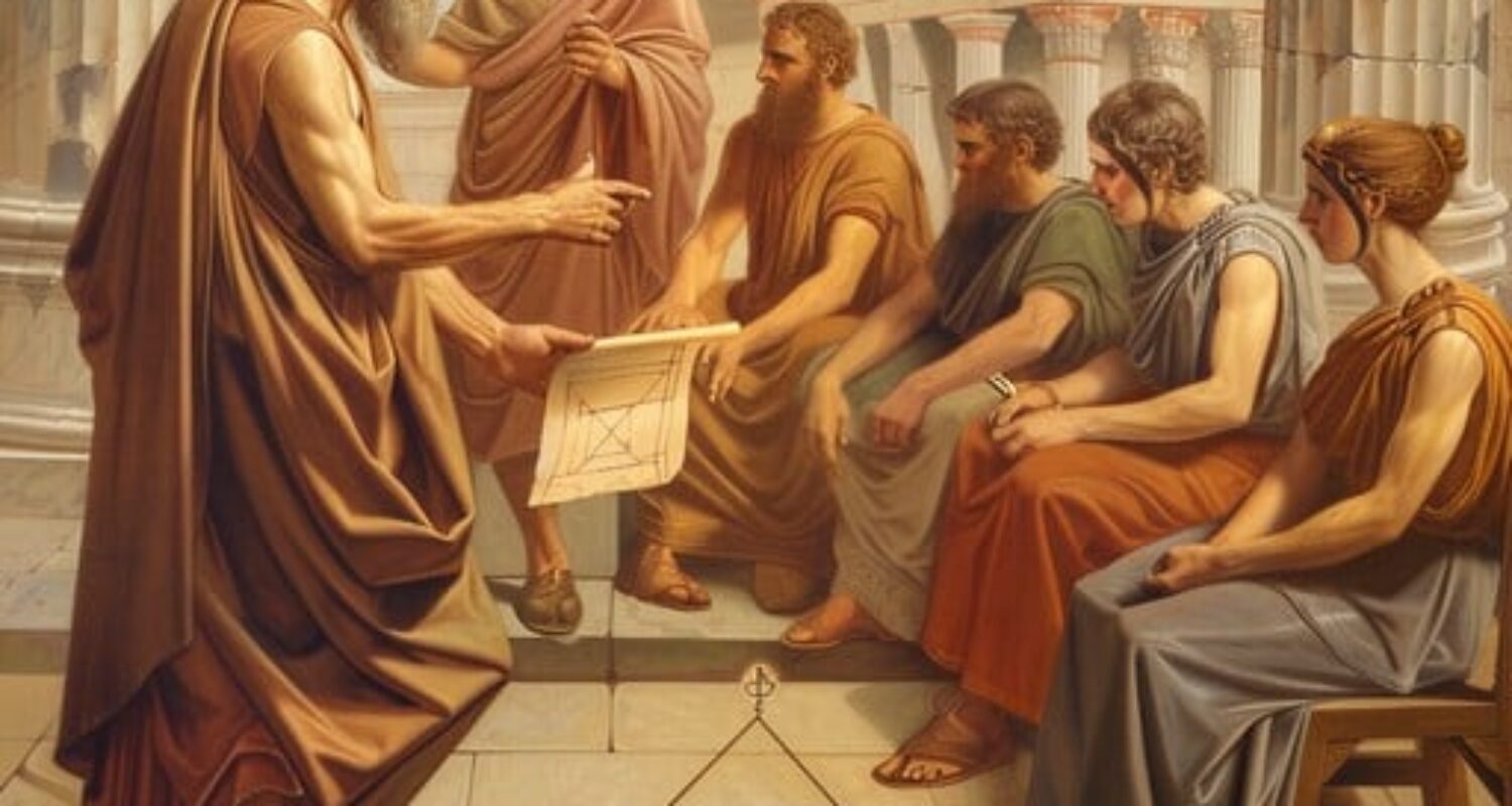 ancient-philosophical-debate-stockcake